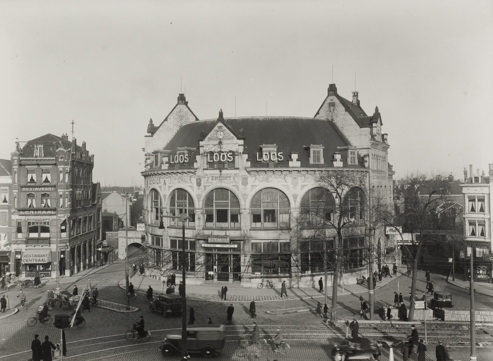 Het station Rotterdam Hofplein