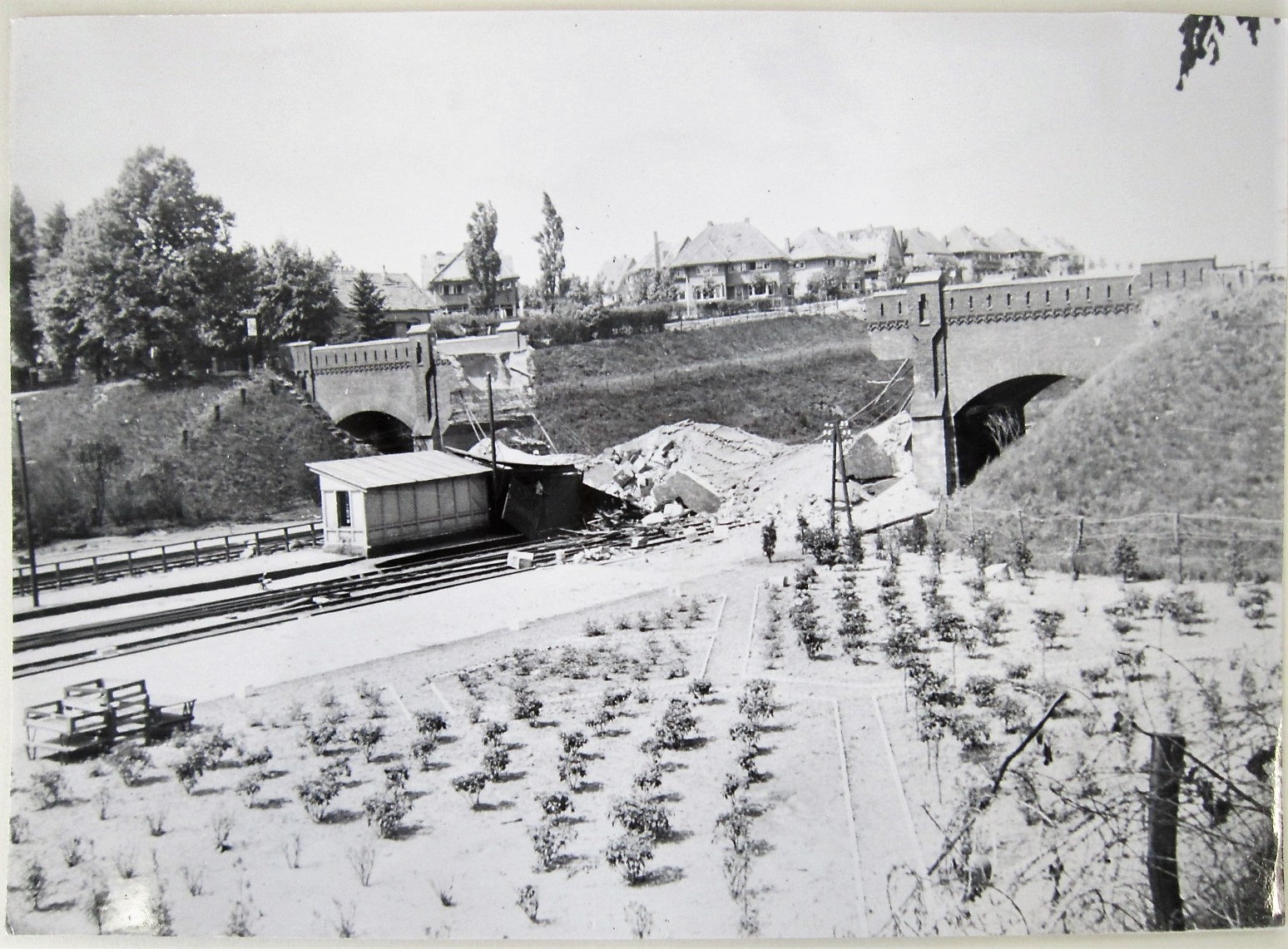 Spoorbrug bij Nijmegen, 1940