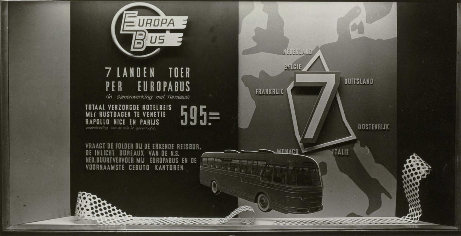 Een reclame-uiting van de Europa Bus
